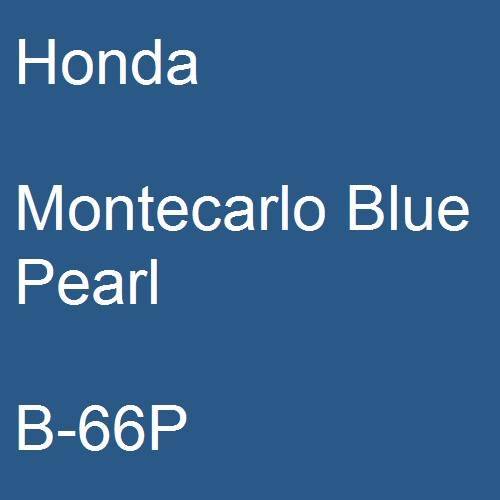 Honda, Montecarlo Blue Pearl, B-66P.